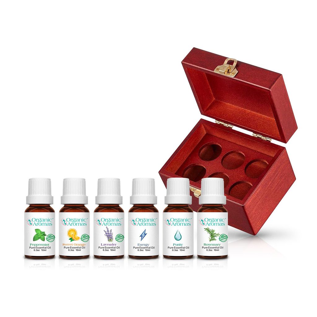 Organic Aromas Essential Oils Set