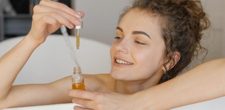 woman in bathtub